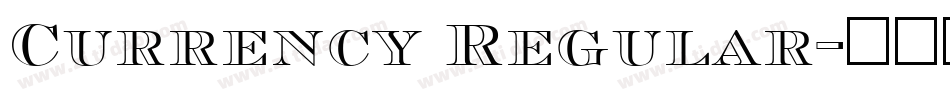 Currency Regular字体转换